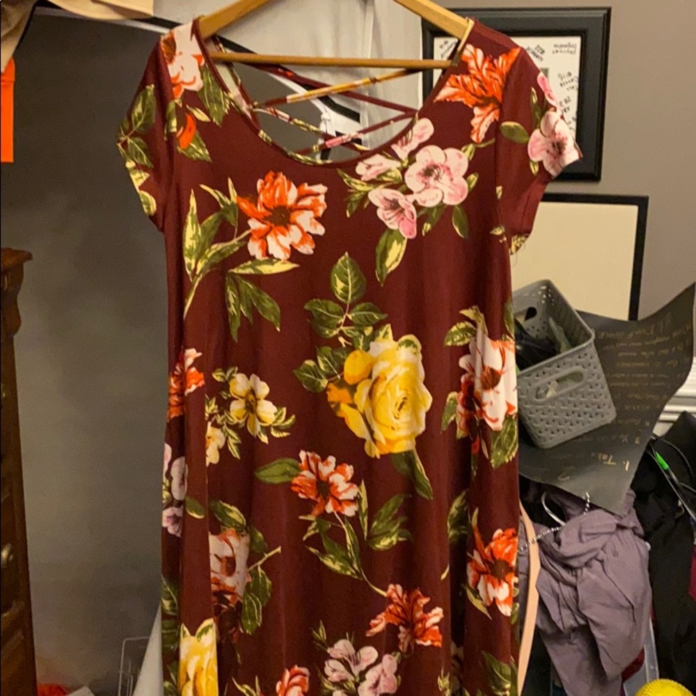 Floral Short sleeve dress